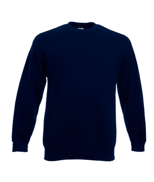 FELPA SET-IN BAMBINO premium ( FRUIT OF THE LOOM ) blu notte